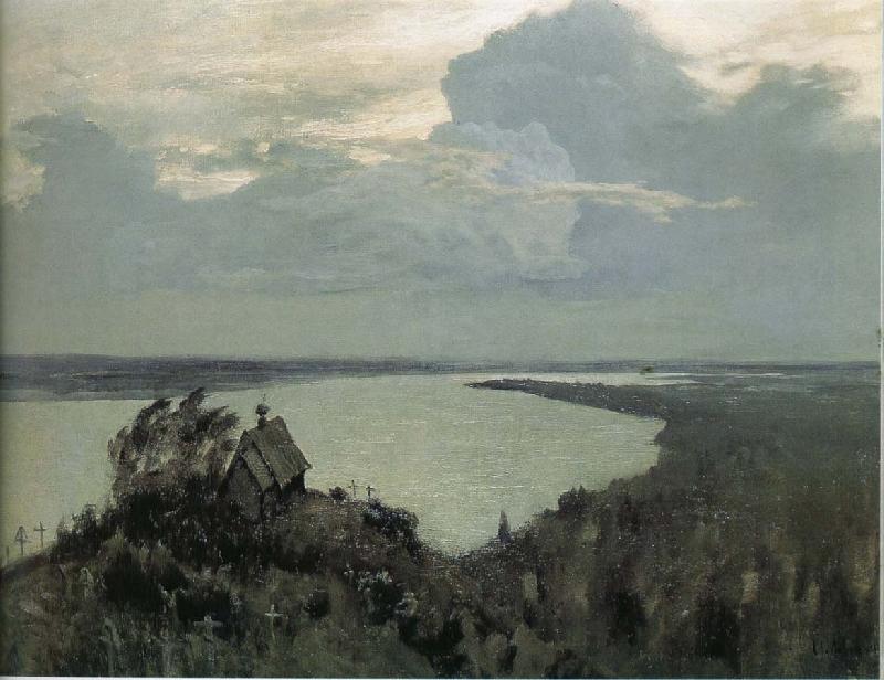 Levitan, Isaak Over the cemetery